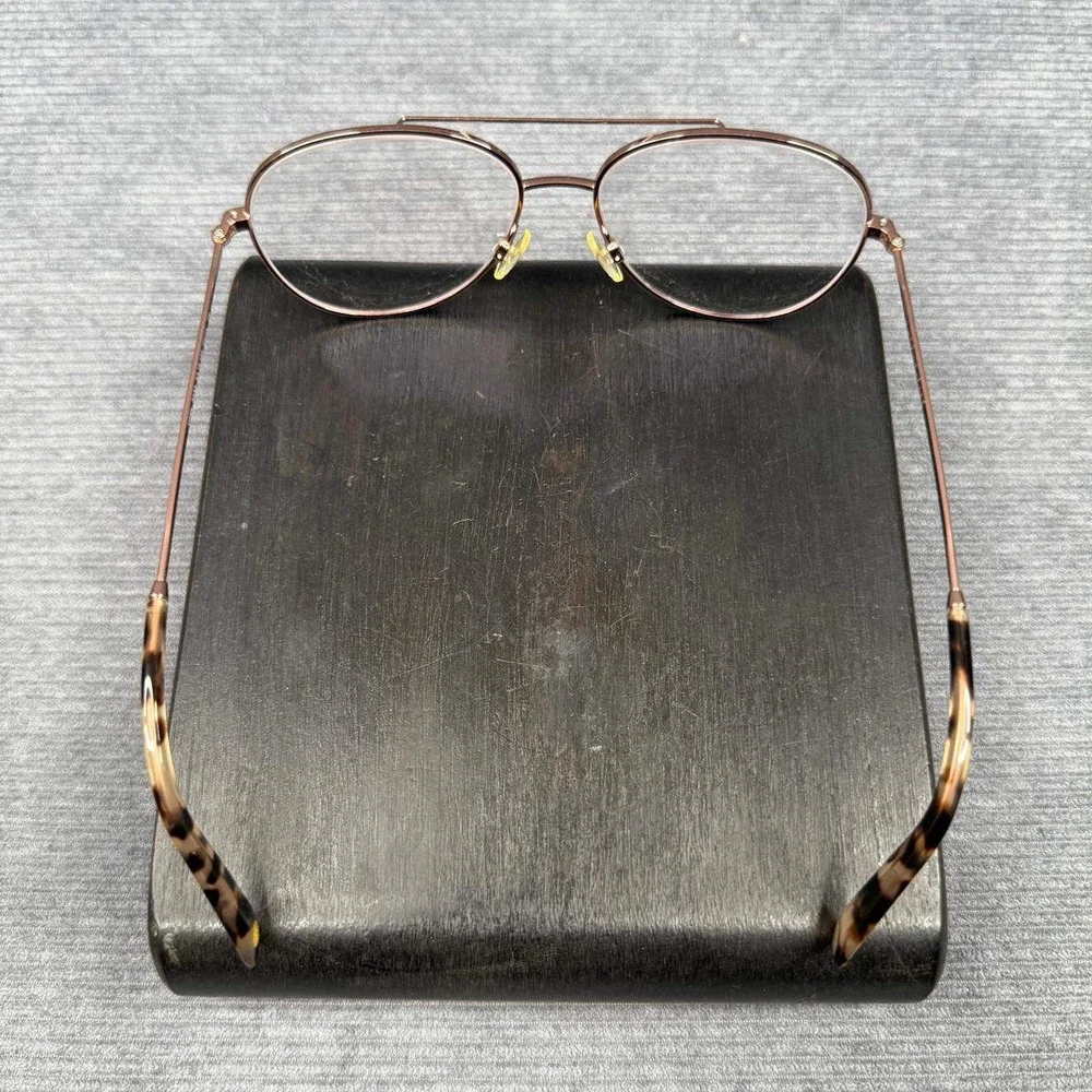 Warby Parker York 2233 Rose Gold Aviator Eyeglasses Frames 53-15-145 Mens Womens